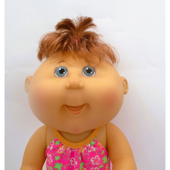 CPK 2004 Play Along Doll PA 8 Red Hair Blue Grey Eyes  Hard Body 14" - Picture 2 of 4